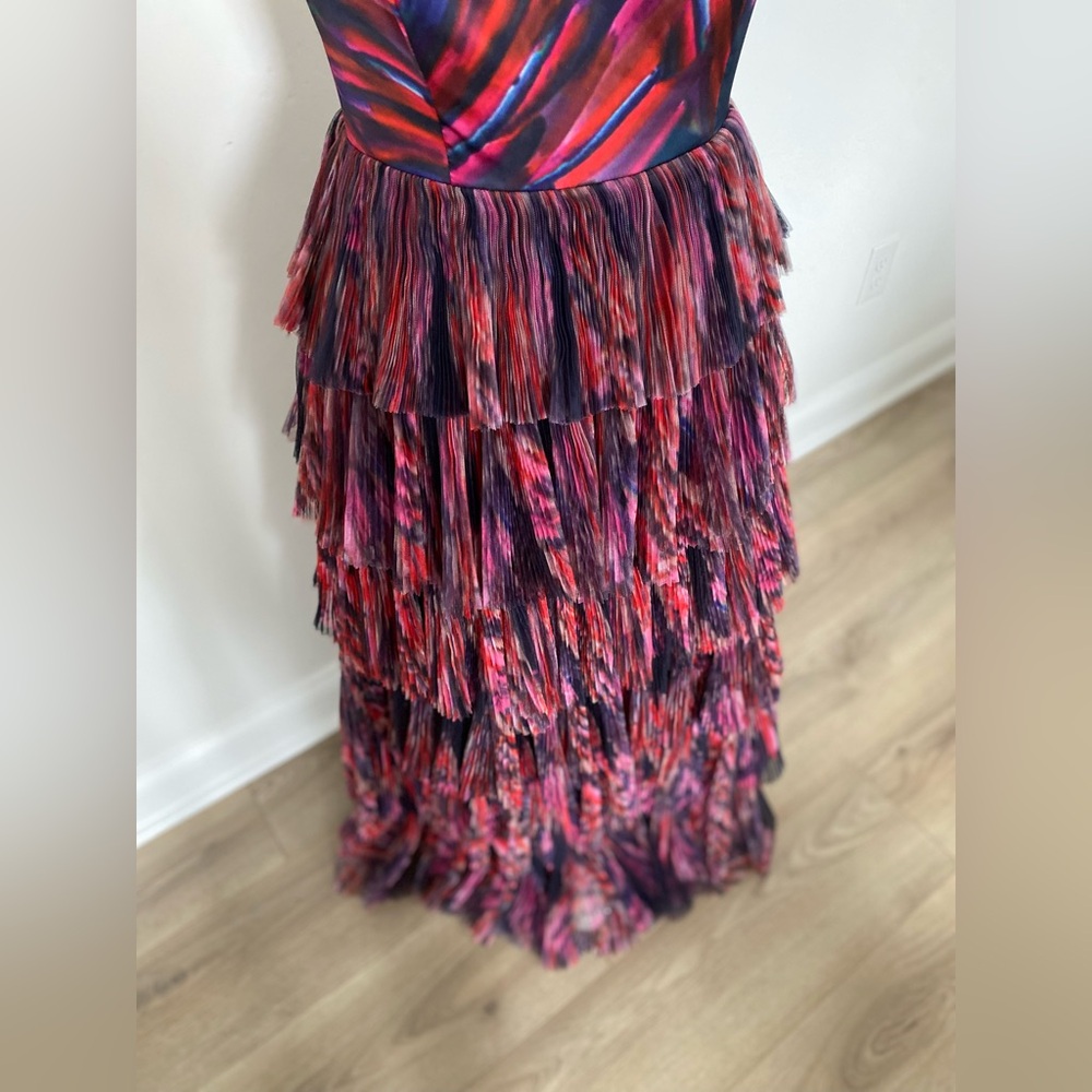 Hutch Pink and Purple Tiered Maxi Dress - Picture 5 of 10